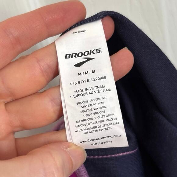 Brooks NWT Wool Blend Pleated Active Joyride Skirt in Heathered Currant Size M - Picture 7 of 11